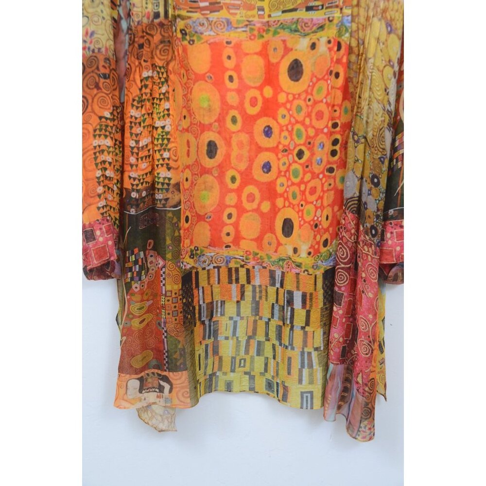 Sterling Styles One Size Flowy Patchwork Wearable… - image 8